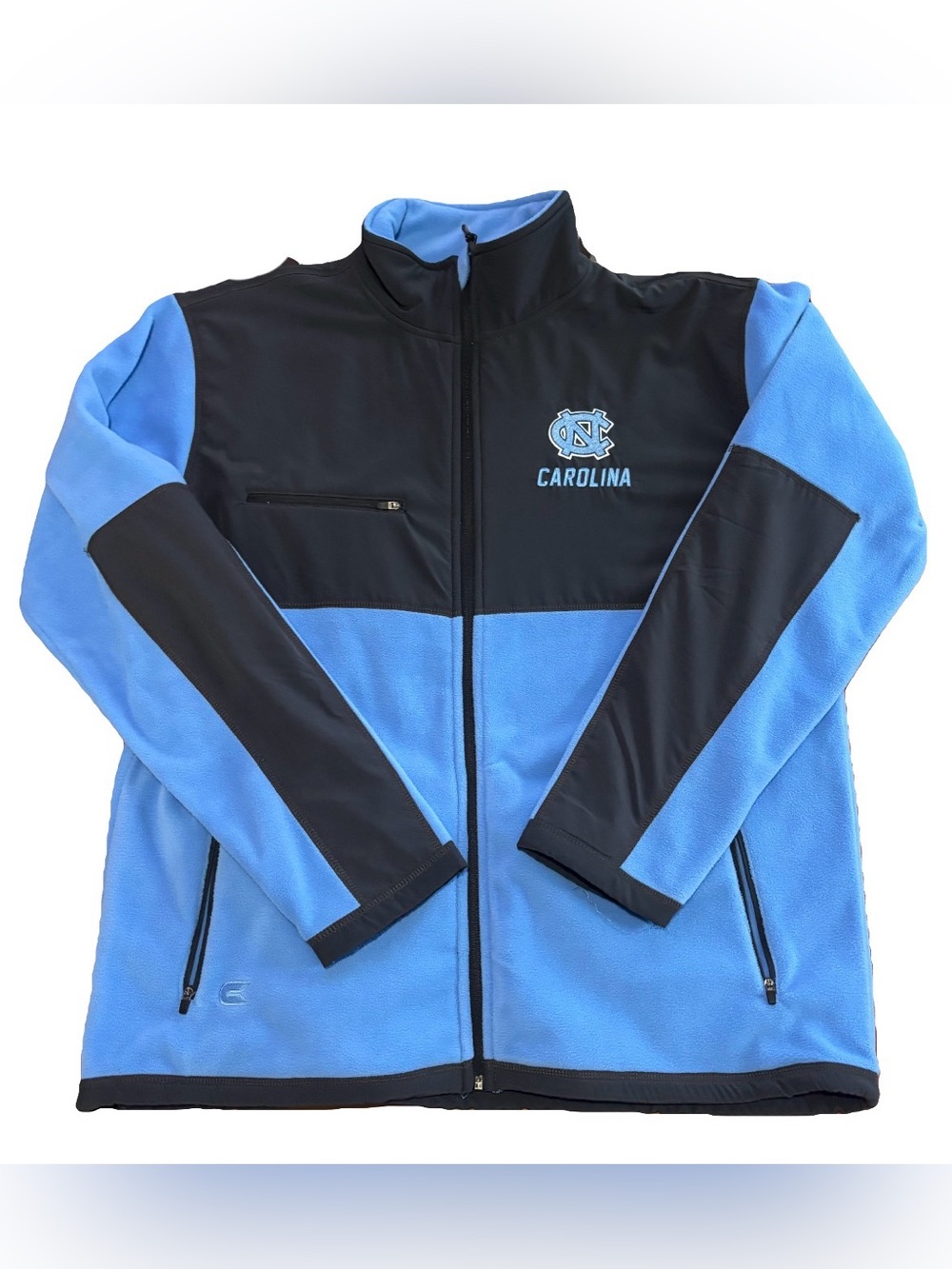 Colosseum Size: XL Carolina Tarheel Light Blue and Black Full-Zip Jacket Men’s